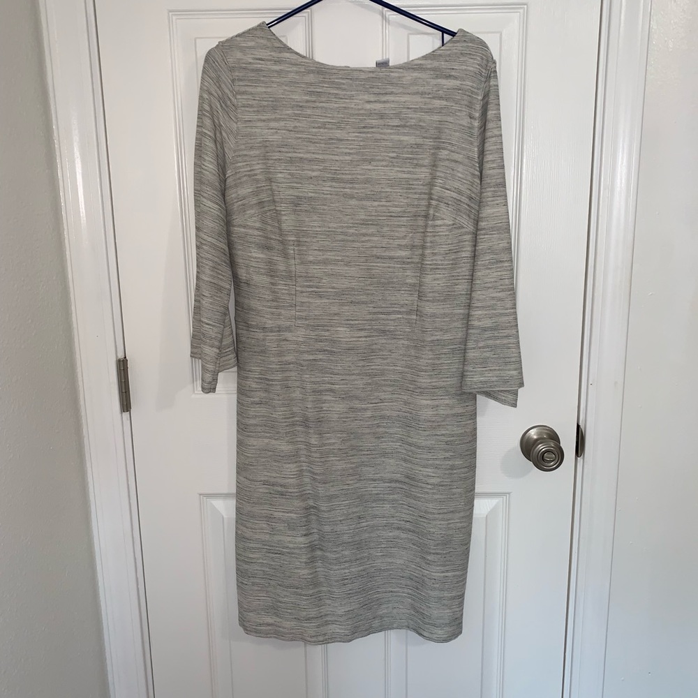 Bell sleeve shirt dress